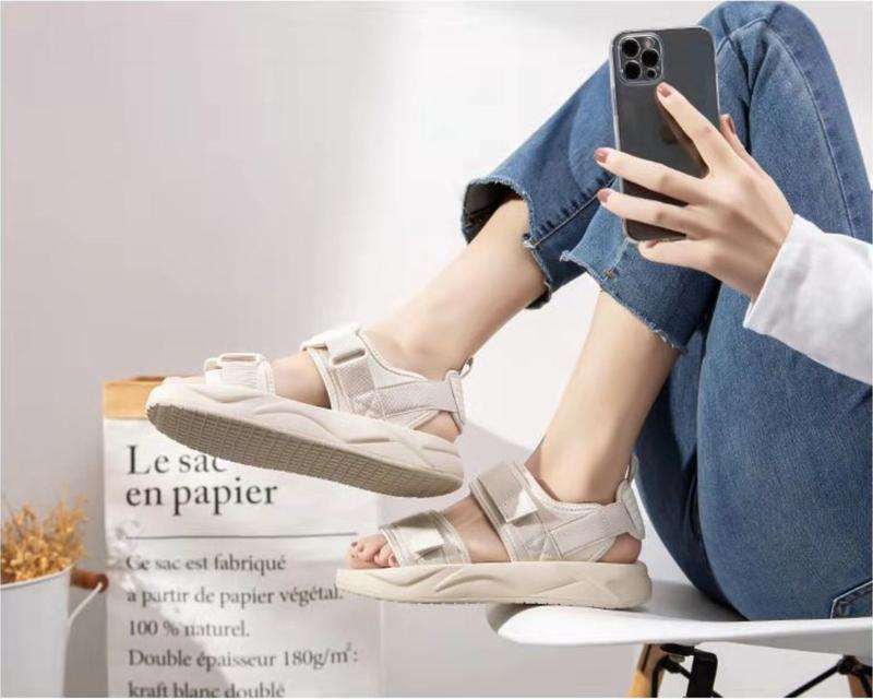 Product Introduction of [100% Import& Barang ready] Sandal Casual Wanita Import / COD / INS/Sandal Wanita/Korea Karet Jelly Wanita Velcro/Sandal Tali Sendal 26