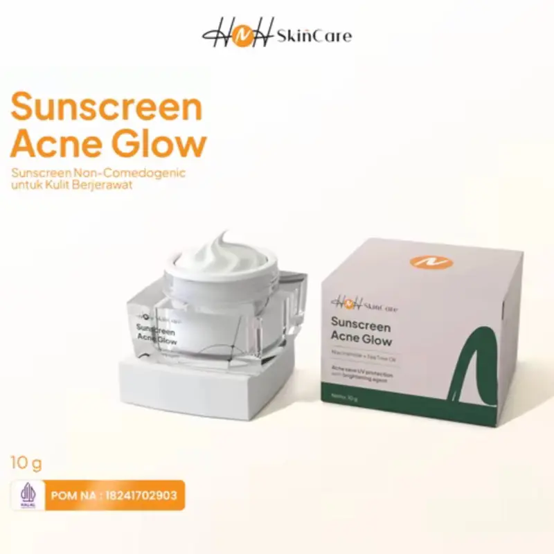 HNH Skincare By Dr.Kamila Jaidi [SUNSCREEN ACNE] Berjerawat Berminyak Bruntusan Facial Perawatan Mencerahkan Wajah Oily Sunscren