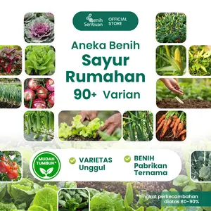 Benih Sayur Sayuran Benih Seribuan Varian Lengkap