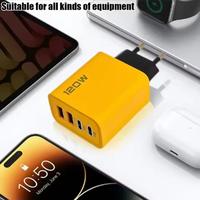 Gambar Adaptor Charger Fast Charge 120W 4-Port USB Type C High Speed Charging dari CNC phoneshop Kota Administrasi Jakarta Pusat 3 Tokopedia