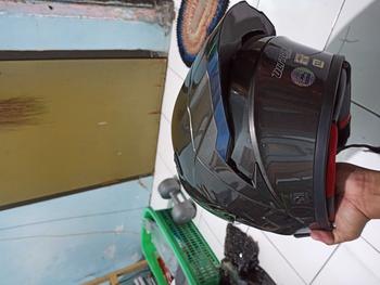 Product Review of Helm ALV ULTRON PRO Solid Original Half Face Untuk Pria dan Wanita Dewasa SNI from T**🦅 1