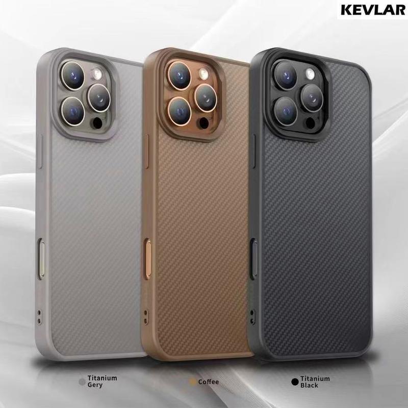 KEVLAR PIXELS Softcase Premium Compatible untuk iP 11-16 Motif Carbon 0