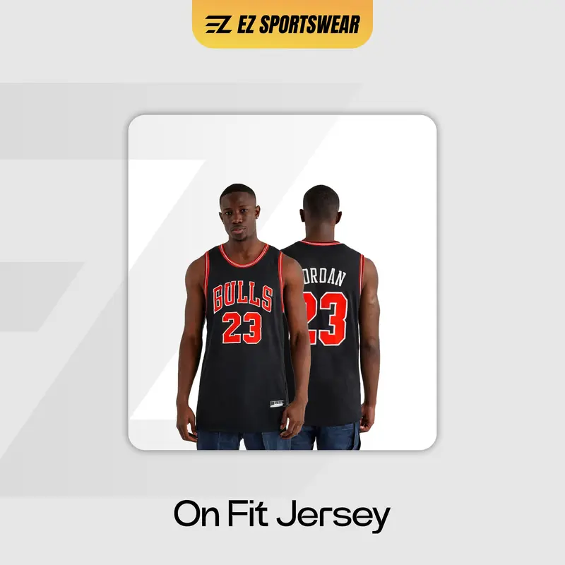 [ORIGINAL] Jersey Michael Jordan Chicago Blls #23 HITAM BLACK - Swingman Bola Basket Baju Kaos T-Shirt Tshirt Atasan Costum Kostum Custom 2