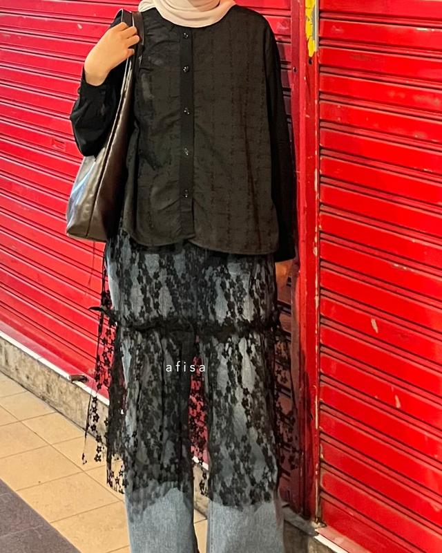 AFISA - Layer and Cover Skirt Lace Skirt 2