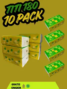 Paket 10 pack - Tissue Titi 180 helai facial Tissue Halus dan Lembut cod gratis ongkir