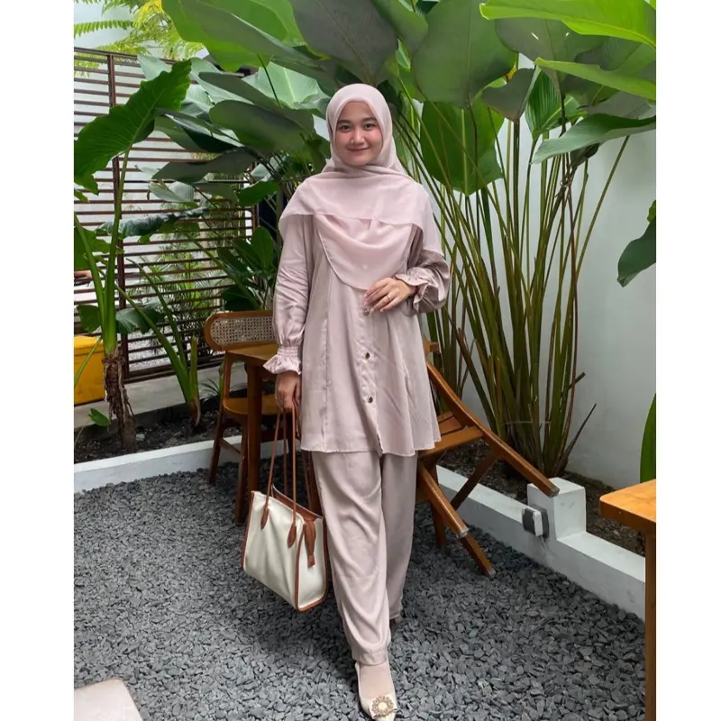 Famehara.id | Mira Oneset Casual Setelan Celana