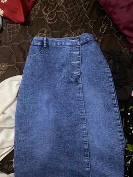 Product Review of Rok Jeans Panjang Rebecca Highwaist untuk Wanita - Celana Dewasa Kancing from m**a 0