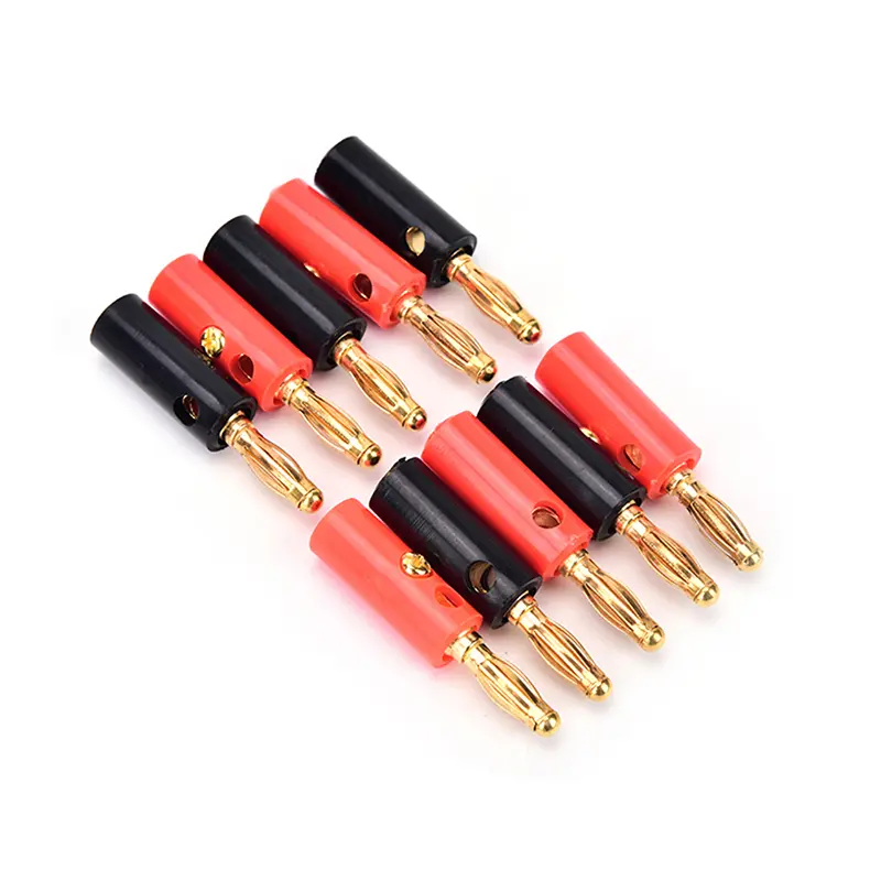 Vít Loa Âm Thanh, 10 Cái / lốc, Phích Cắm Tấm Vàng Chuối, Đầu Nối 4Mm Phụ Kiện