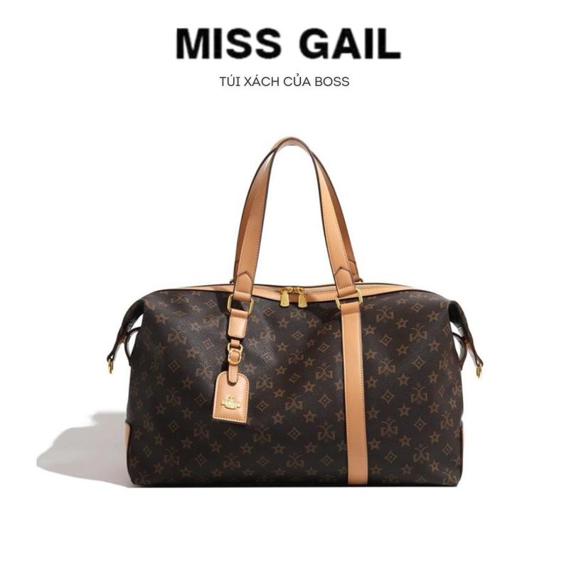 MG8003. Túi xách hành lý STORE MISS GAIL thiết kế mới Hè 2025 sang trọng, đẳng cấp, xách tay/ đeo vai/ cài vali, đa phong cách.