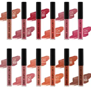 IMPLORA Lip Cream Urban Matte No 12 Ombre Original Tahan Air Dan Tahan Lama 24 Jam 2.75g - Kosmetik, Liquid Lipstick Gloss