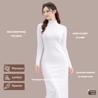 Gambar Manset Gamis Inner Muslimah ENAMI SUNS Lengan Panjang Kerah Tinggi Lembut Nyaman - Hitam, M/L dari Enami Suns Kota Administrasi Jakarta Selatan 4 Tokopedia