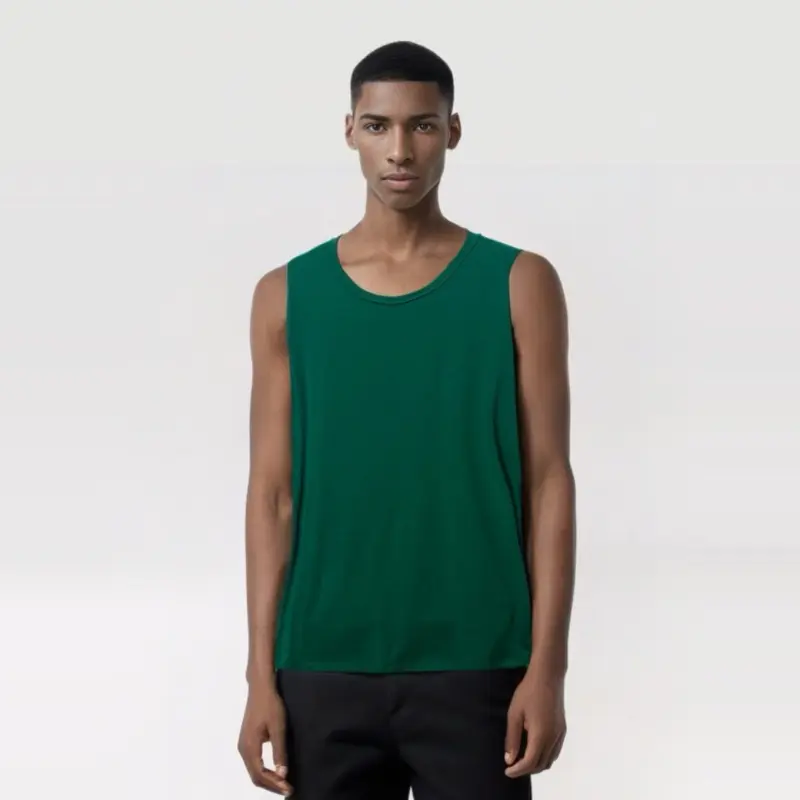 Singlet Lekbong pria tanktop Katun Spandex rayon Premium Pantai santai singlet gym Singlet Kutungan Kutang Guano kaos tanpa lengan kaos singlet pria baju dalam cowok 7