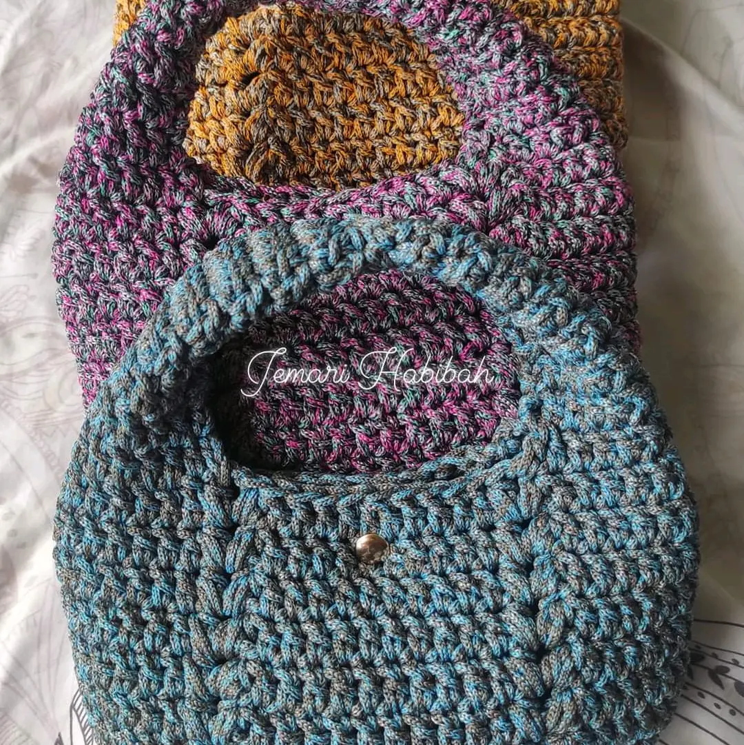 Tas rajut  Wanita Cewek handmade by Jemari Habibah