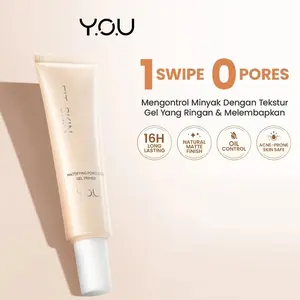 YOU Gel Primer Fit Skin Poreless Primer Makeup 16H Long-lasting