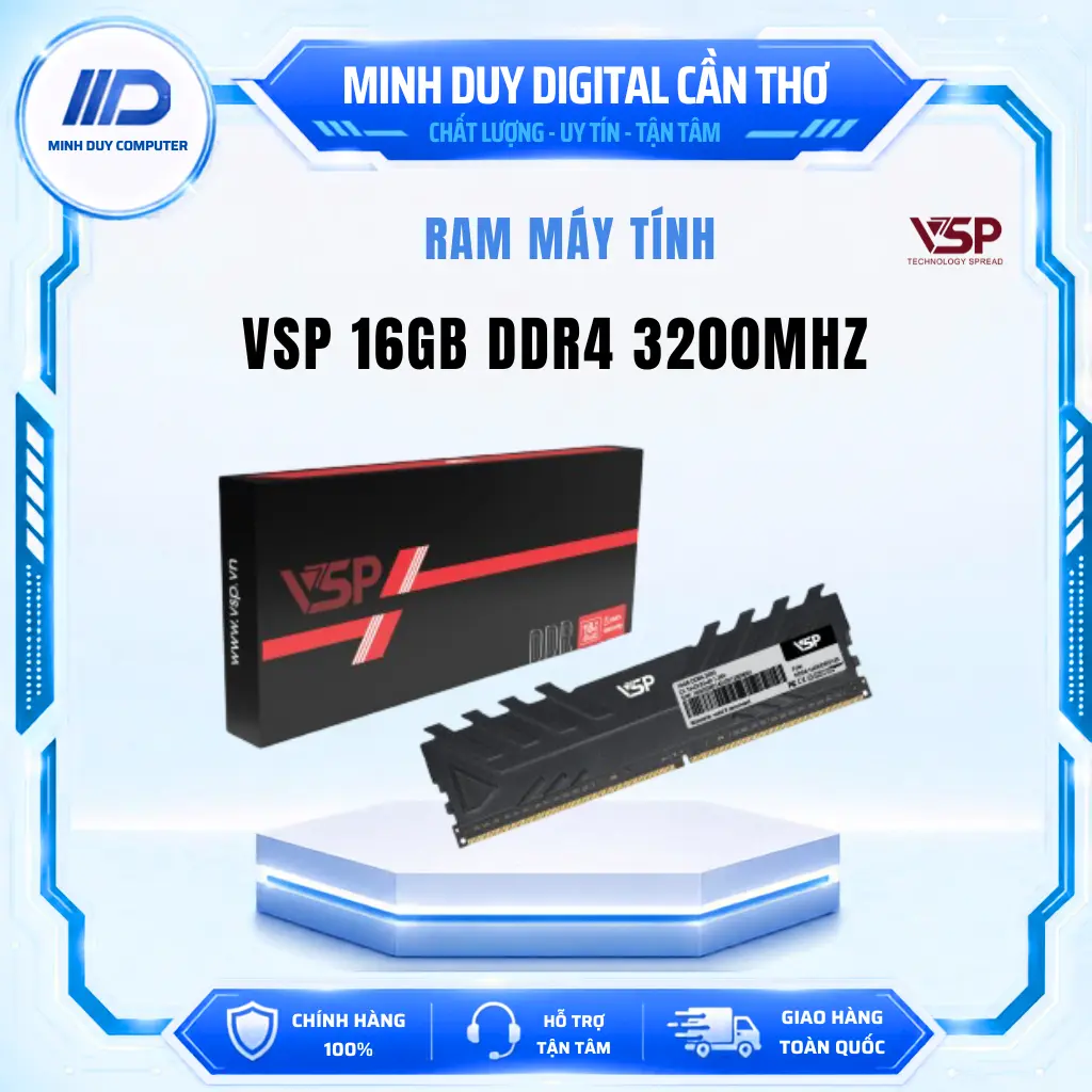 RAM VSP 16GB DDR4 3200MHz - HÀNG CHÍNH HÃNG BẢO HÀNH 5 NĂM