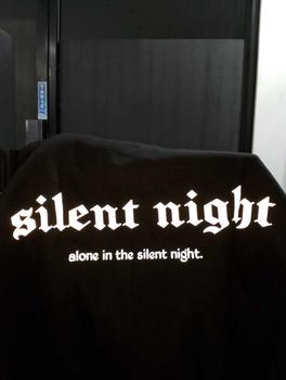 Product Review of Hoodie boxy fit reflektif Silent Nigh Unisex  Fleece tebal 280 gsm | Sablon Reflektif Silver Free Stiker from 𝙫**♨ 1