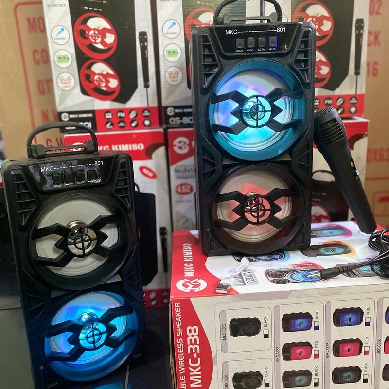 ￼Salon aktif Fortable 2 tingkat Speaker QS 801/Speaker Bluetooth Portable Radio Fm/Speaker Aktif Bluetooth 3