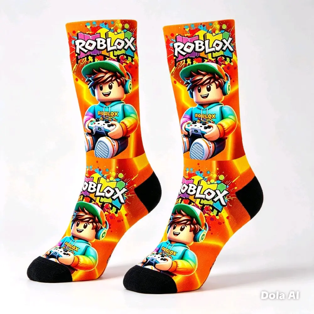 Kaos Kaki Anak Roblox - Desain Simpel & Nyaman untuk Berbagai Aktivitas - Praktis dan Serbaguna - Kenyamanan Optimal untuk Anak Anda sepatu pantofel sekolah