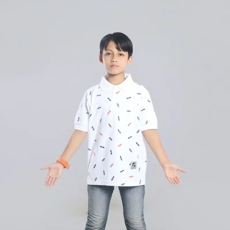 Redbox - Baju Kaos Kerah Anak laki laki Tanggung Usia 9-17 Tahun