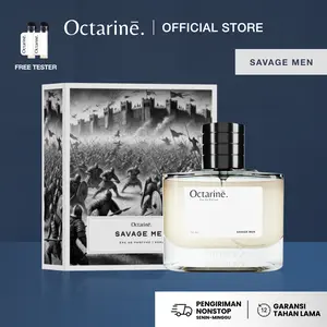 Octarine - SAVAGE MEN Perfume Garansi Tahan Lama Aroma Fresh Spicy Elegant