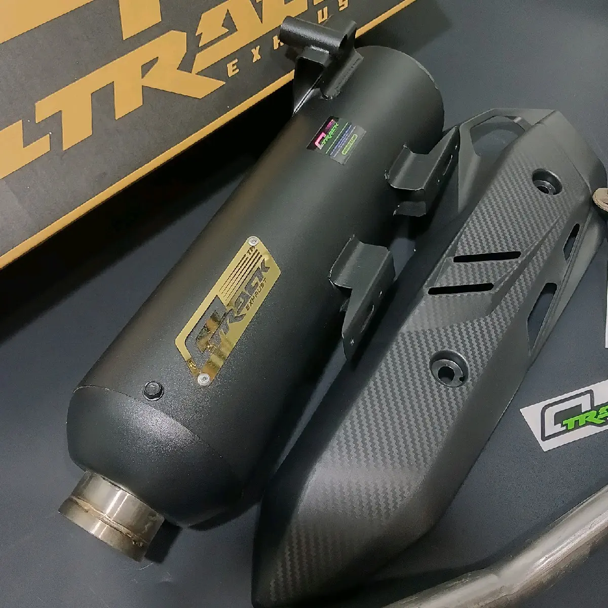 knalpost std racing original otrack exhaust knalpot csr