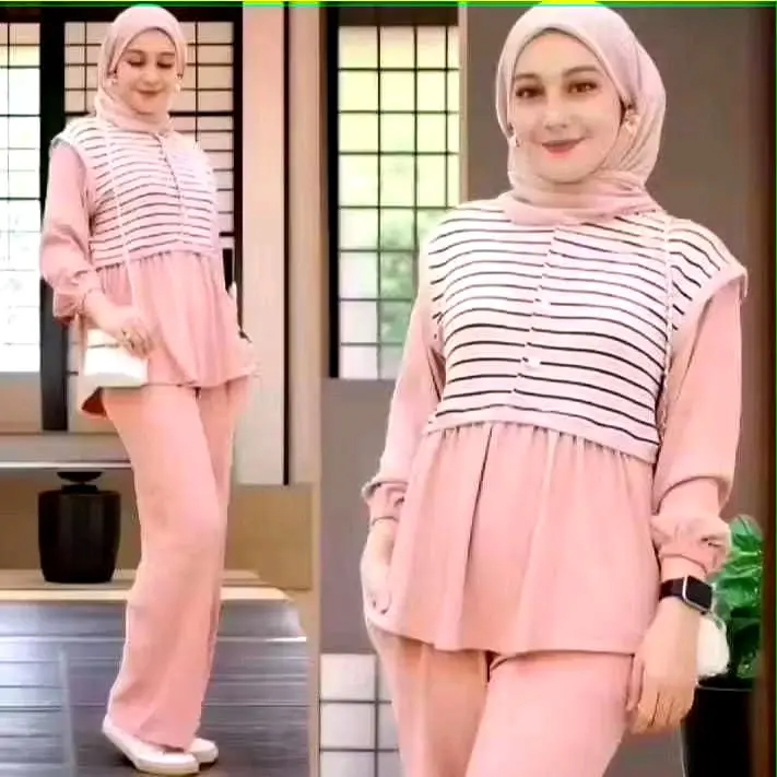 SETELAN WANITA TERLARIS MODEL BARU ALCA SET/ SETELAN WANITA KATUN