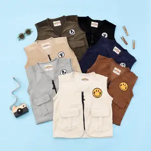 Yameena.Kids Vest Corduroy Rompi Corduroy Anak Unisex 1-7thn