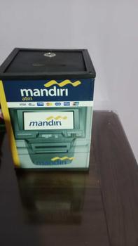 Product Review of Celengan ATM Murah Jumbo 15x20 Karakter Mini Bank Dengan Kunci Kotak Penyimpanan Uang Tabungan Kunci Viral Anti Rayap from M**O 0