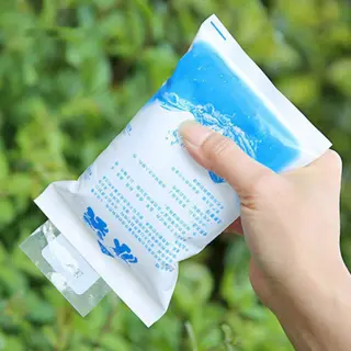 Ice Gel Pack Gabag 200 ML Blue Cool Jelly Cooler bag Kantong Air Es Pendingin Lunch Bag Tas ASI Ice Gel 200ML 3
