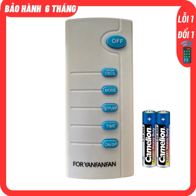 Điều Khiển Quạt YANFAN kèm Pin, Dùng chung cho quạt LIFAN và YANFAN.