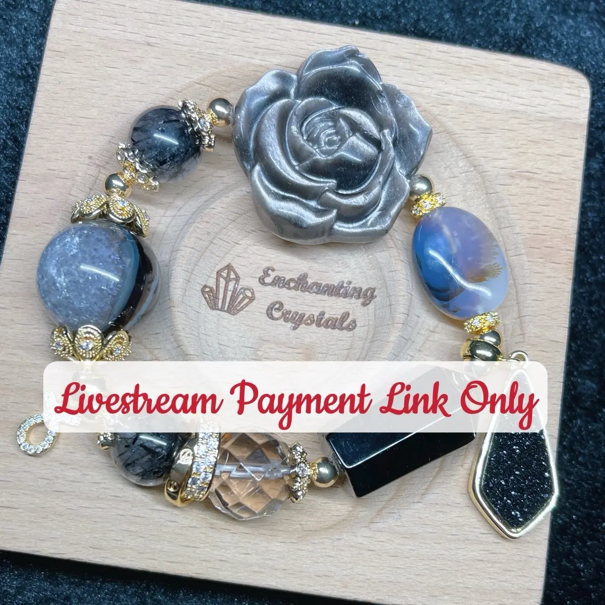 Enchanting Crystals Livestream Purchase Payment Link natural crystal bracelet
