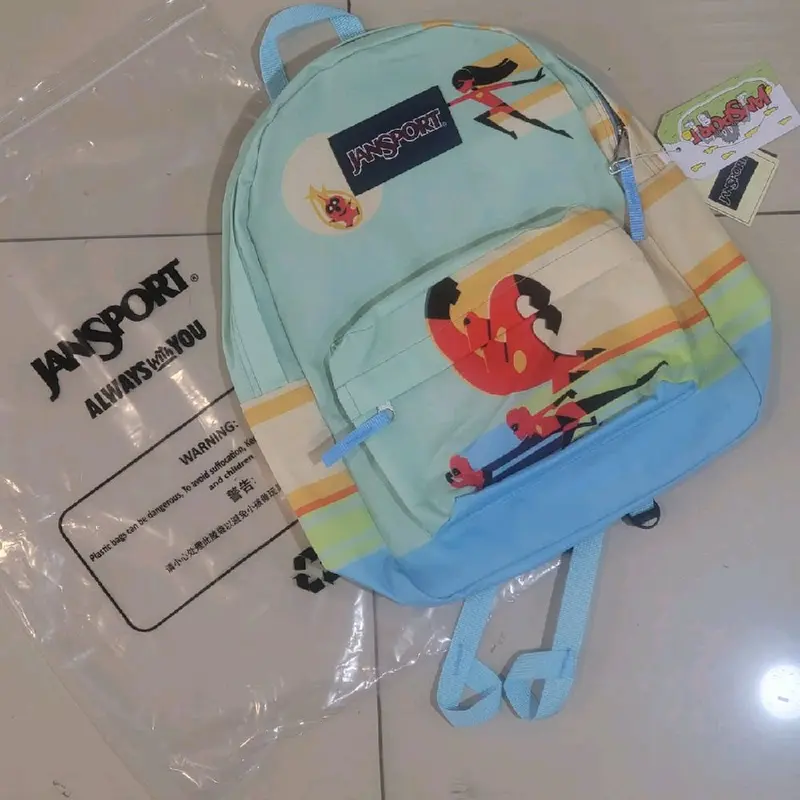 Ransel Jasport Premium Full JS Full Embos untuk Wanita dan Pria - Backpack, Sekolah, Ringan dan Tahan Lama 0