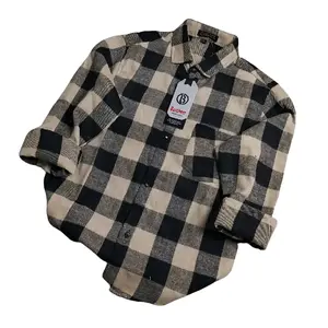 Kemeja Flanel Anak Lengan Panjang Cowok Cewek Umur 6-13 Tahun Motif Kotak Kotak Bestsseller Fashion