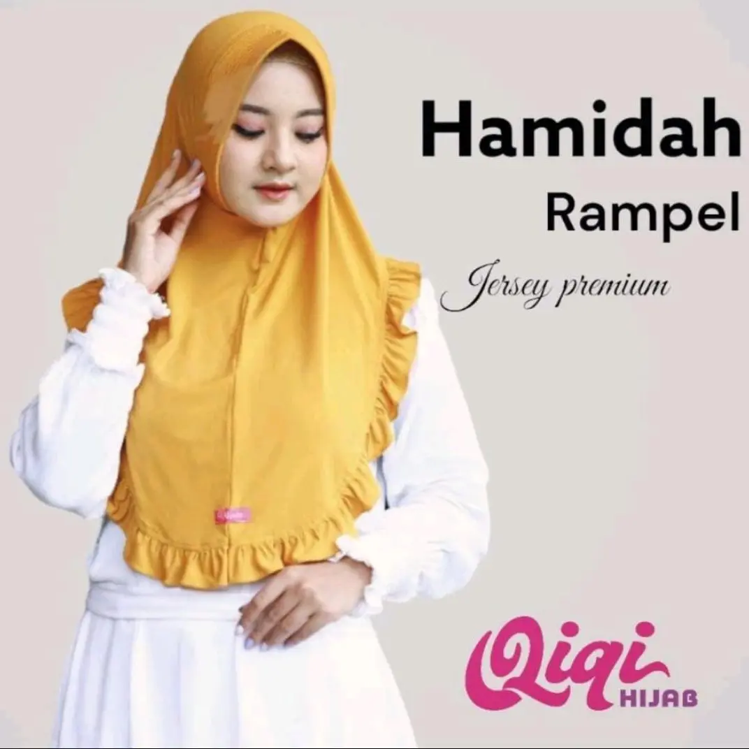 hijab bergo rempel jilbab instan terbaru 2024 hijab standar terlaris kerudung standar jumbo Muslim Wanita Dewasa