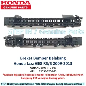 Breket Bemper Belakang Kanan Kiri HONDA JAZZ GE8 RS S 2009 2010 2011 2012 2013 Rear Bumper Bracket Asli Original Baru genuine Kendaraan Car