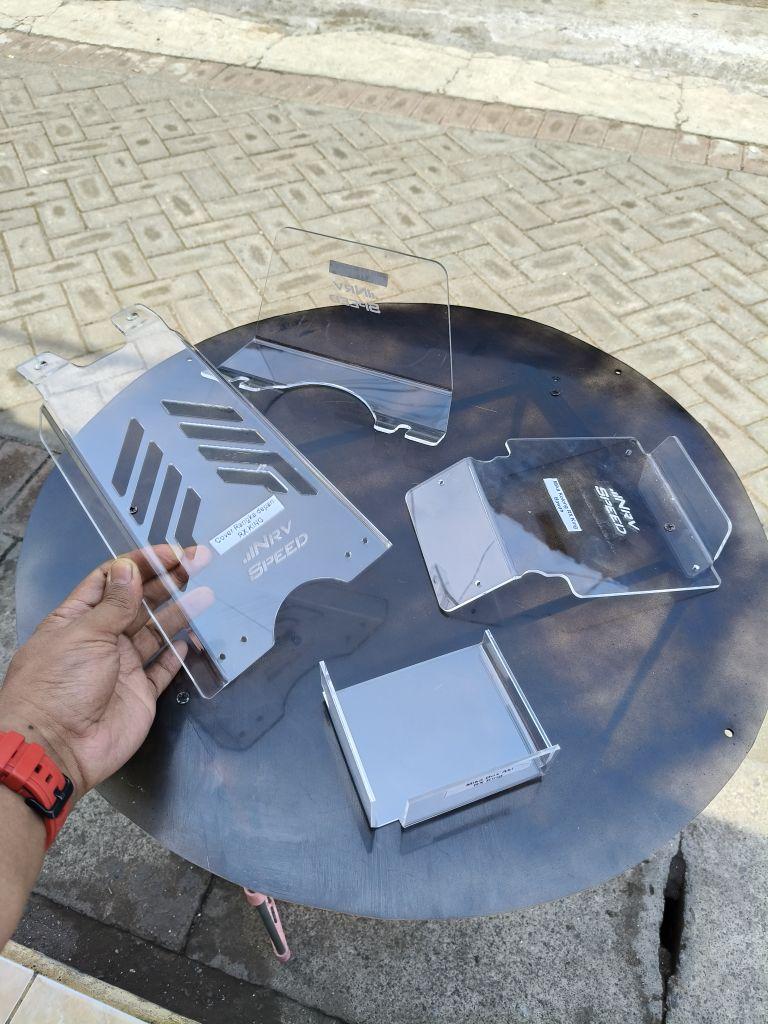 NRV mika kolong Akrilik Yamaha RX-King Transparan Jok Motorcycle