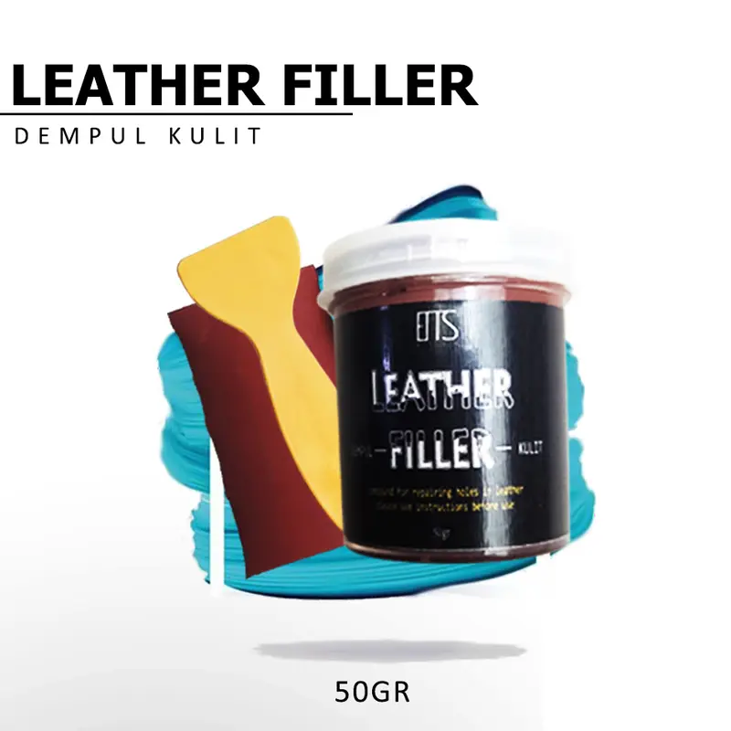 Dempul Kulit / Leather Filler / Dempul Sepatu Kulit atau Kulit Sintetis / Dempul Tas Kulit / Jok / Sofa /Dompet / Topi - Penambal Kulit Retak 3