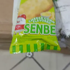 【Beli 5 Gratis 1】GoDay Senbei Keju Jagung 10pcs Kreker Beras Renyah Gurih Produk Baru Tanpa Gorengan Halal Cemilan Anak & Keluarga