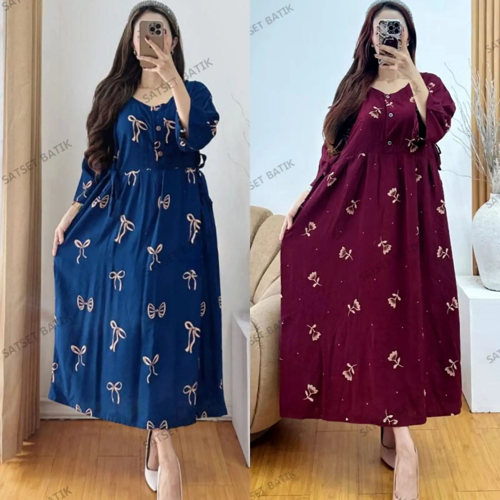 Pita navy - Mawar marun