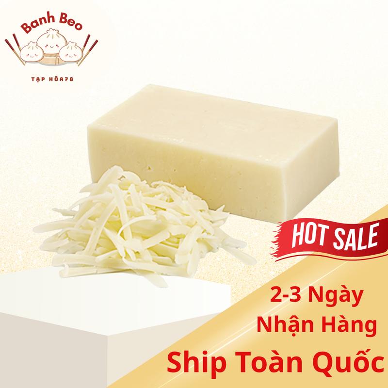 200g Phô Mai Mozzarella Kéo Sợi Cho Phô Mai Que Pizza & Món Âu - Túi zip 200gr Ship Toàn Quốc