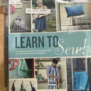 2022 - 408 sewing book learn to sew