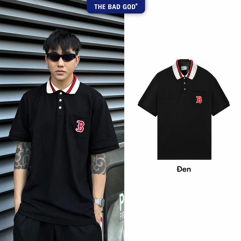  Áo Thun Polo Nam The Bad God Noble  TCá Sấu Thái Có Cổ Shirt Hiện Đại Trẻ Trung Năng Động Cho Học Tập Vui Chơi Thể Thao 
