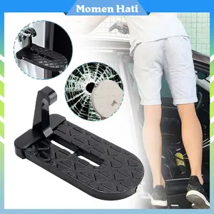 2in1car Door Stepper Step Alat Injakan Kaki Pintu Palu Pemecah Jendela / Untuk Kendaraan Off-Road