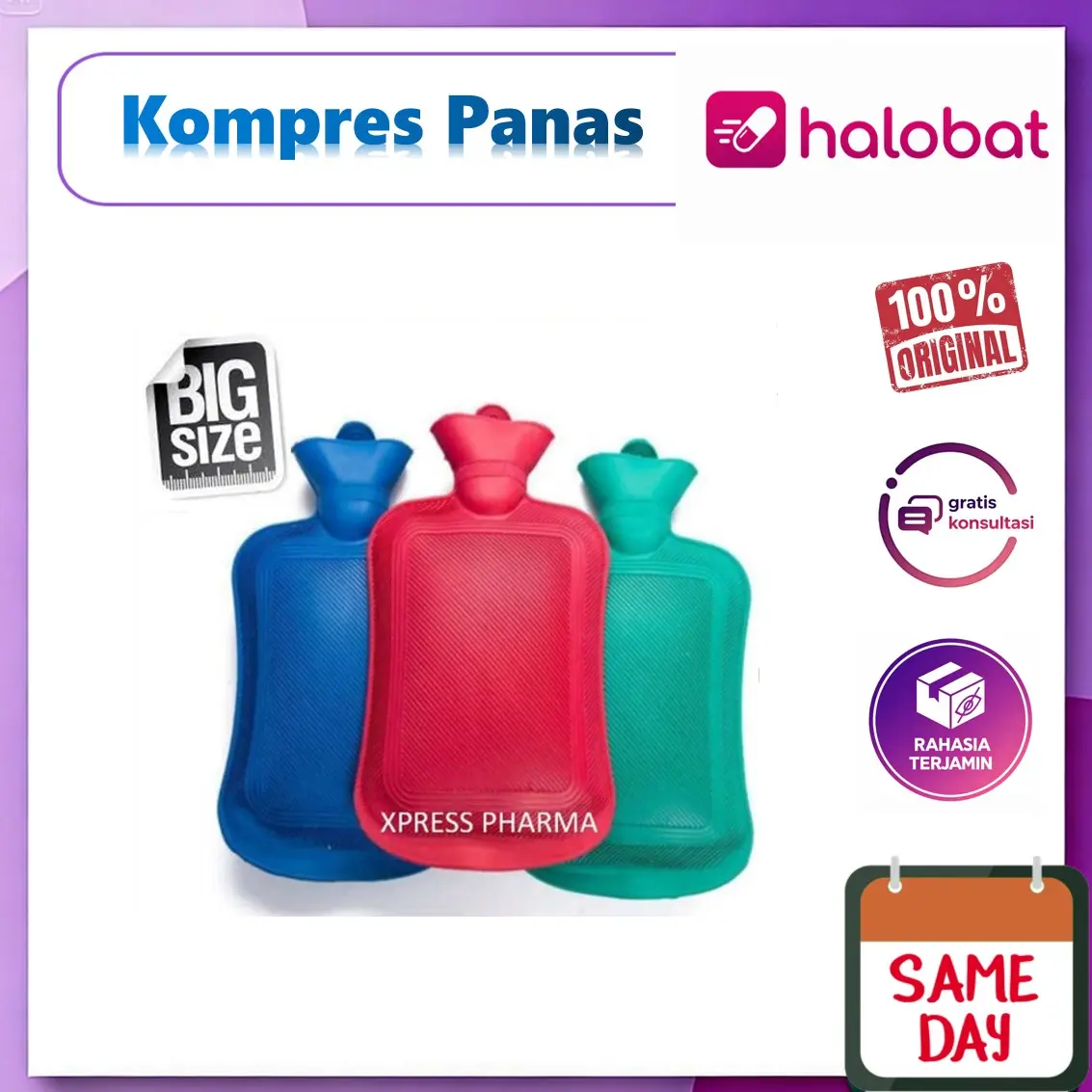 HALOBAT ! WWZ (Warm Water Zack) Onemed - Kompres Panas Dingin Kantong Icebag Buli Buli HALOBAT ! Pharma
