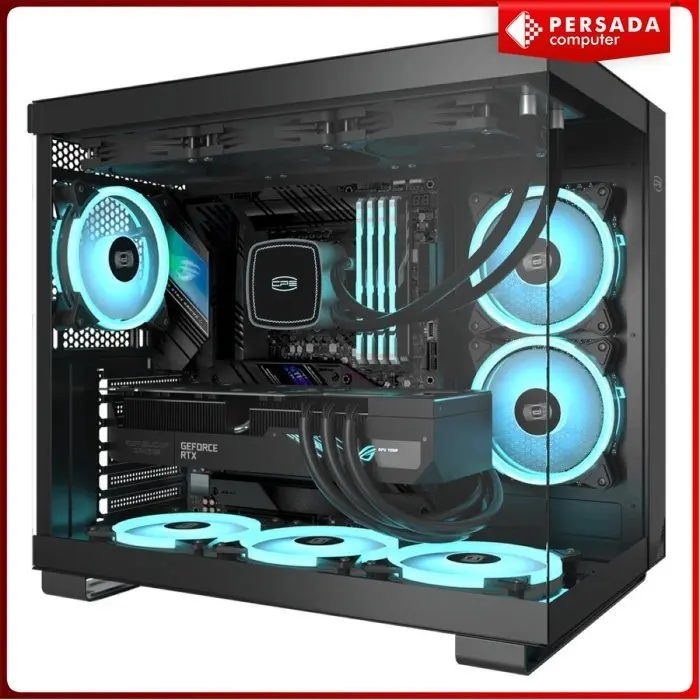 PC GAMING KEREN CASING TRANPARANT I5 12400F | VGA GEFORCE RTX 3060 8 GB DDR 6 1
