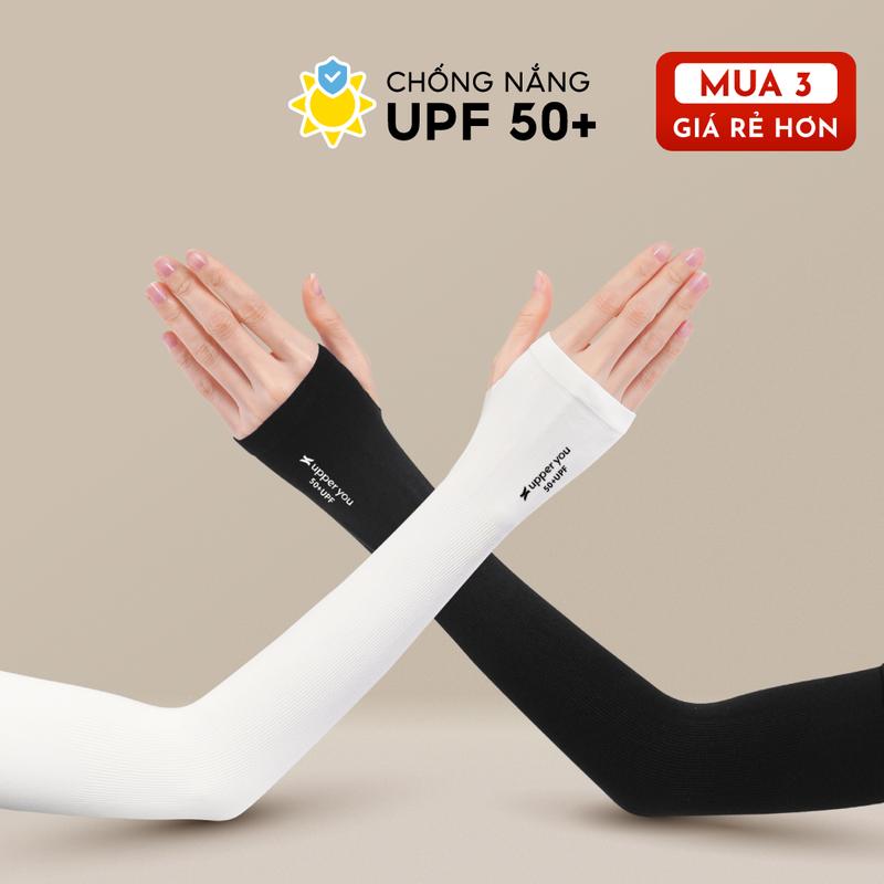 Găng Tay Chống Nắng UV Thời Trang Đạt Chuẩn UPF50+ VSOCKS Thun Lạnh Cao Cấp Co Giãn 4 Chiều - OTX01 OTK01 khăn tay