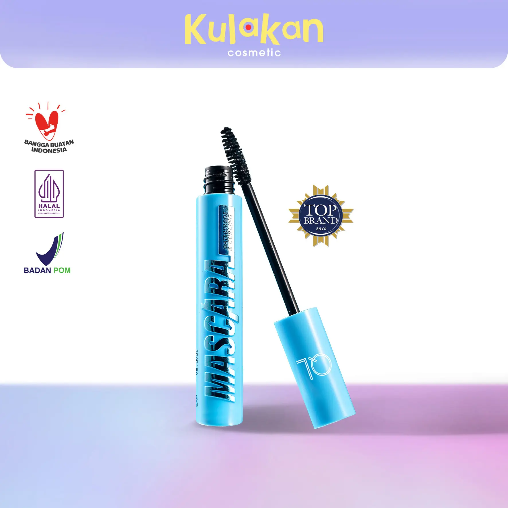 Ql Cosmetic Waterproof & Curling Mascara - 8 ml