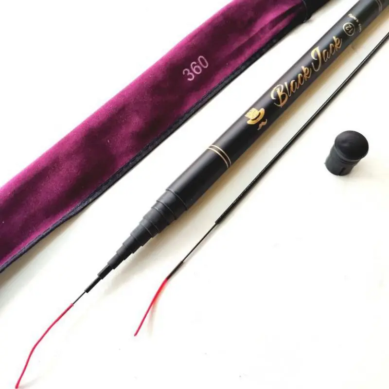 Joran Tegek Milano Black Jack 270 300 360 450 Bahan Carbon Bonus Ujung