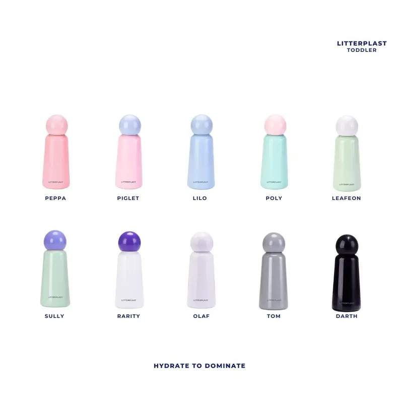 LITTERPLAST Pole - 10oz // 300ml Water Bottles 0