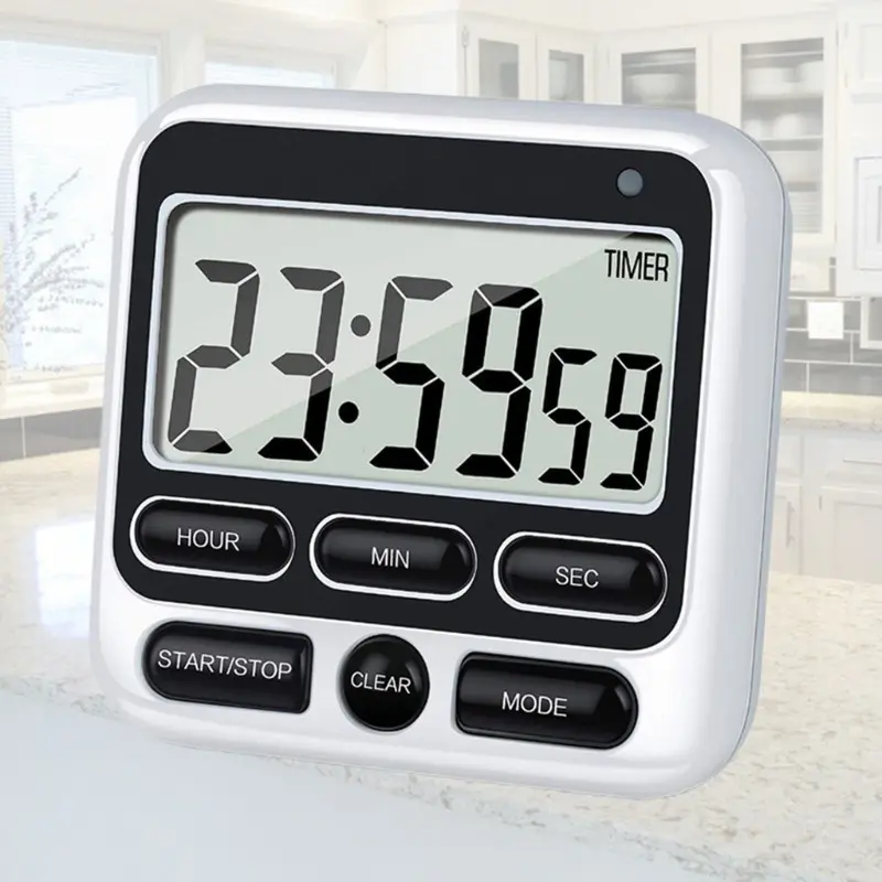 READY Timer masak dapur magnetic stopwatch alarm clock / Alarm Timer Masak Dapur Pengatur 1